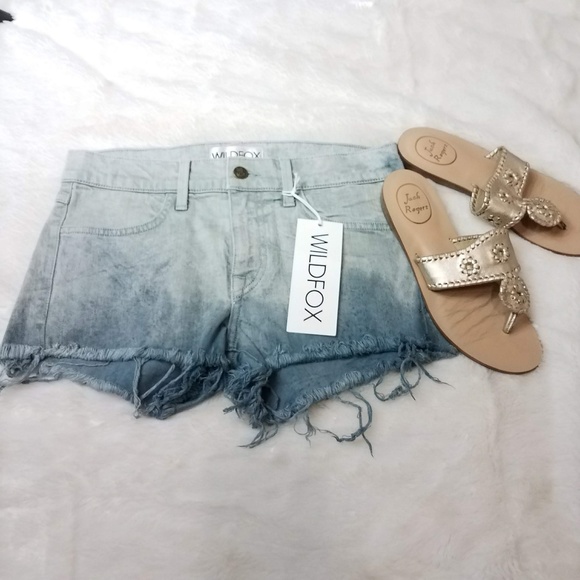 Wildfox Pants - Wildfox Lara Cutoff Shorts in Cloudburst NWT